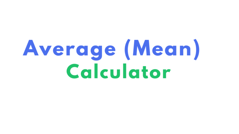 average calculator